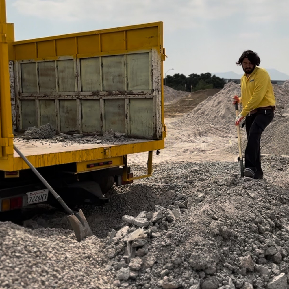 Concrete junk removal